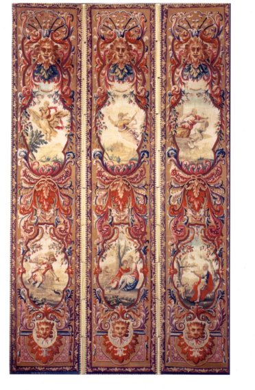 Regence Tapestry Screen.  Royal manufactory of Aubusson (France)