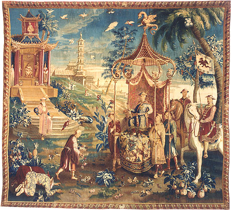 Royal Beauvais Chinoiserie Tapestry (France)